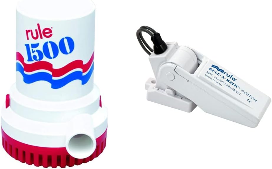 A-Matic Bilge Pump Float Switch, Mercury Free